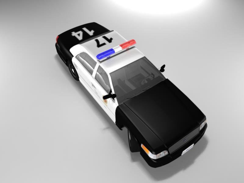 Evov Deviantart LAPD Police Car Top View by EVOV1 on DeviantArt