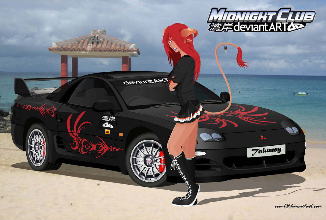 Evov Deviantart MCDA Takumy And 3000GT by EVOV1 on DeviantArt