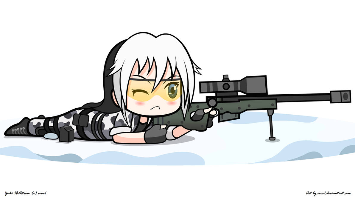 Снайпер аниме арт
