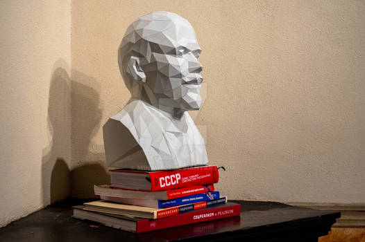 Lenin bust - Papercraft (2)