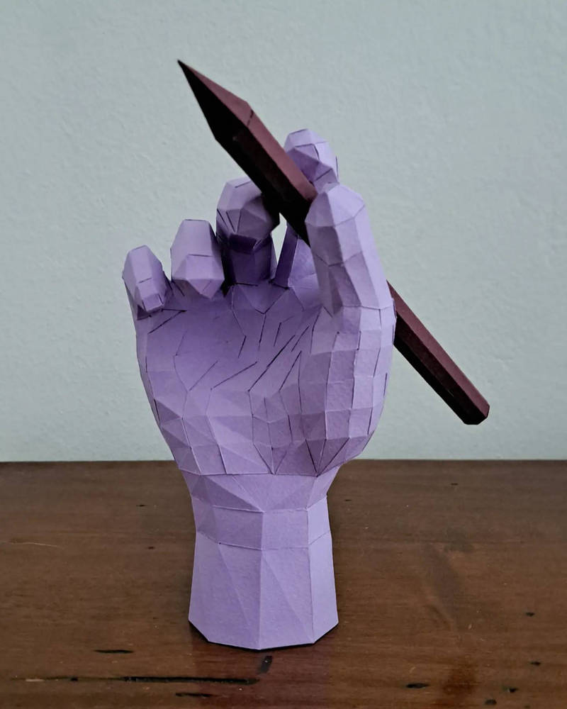 Writing Hand - Papercraft by Minart27 on DeviantArt
