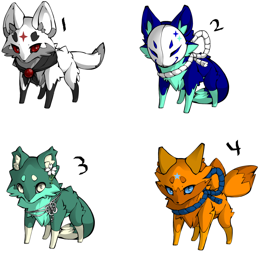 Fox Adaptables Fox Adoptables #1 by KodiakAussieArt on DeviantArt