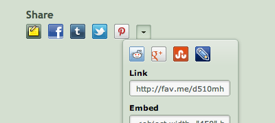 New Share Buttons by danlev New Share Buttons by danlev