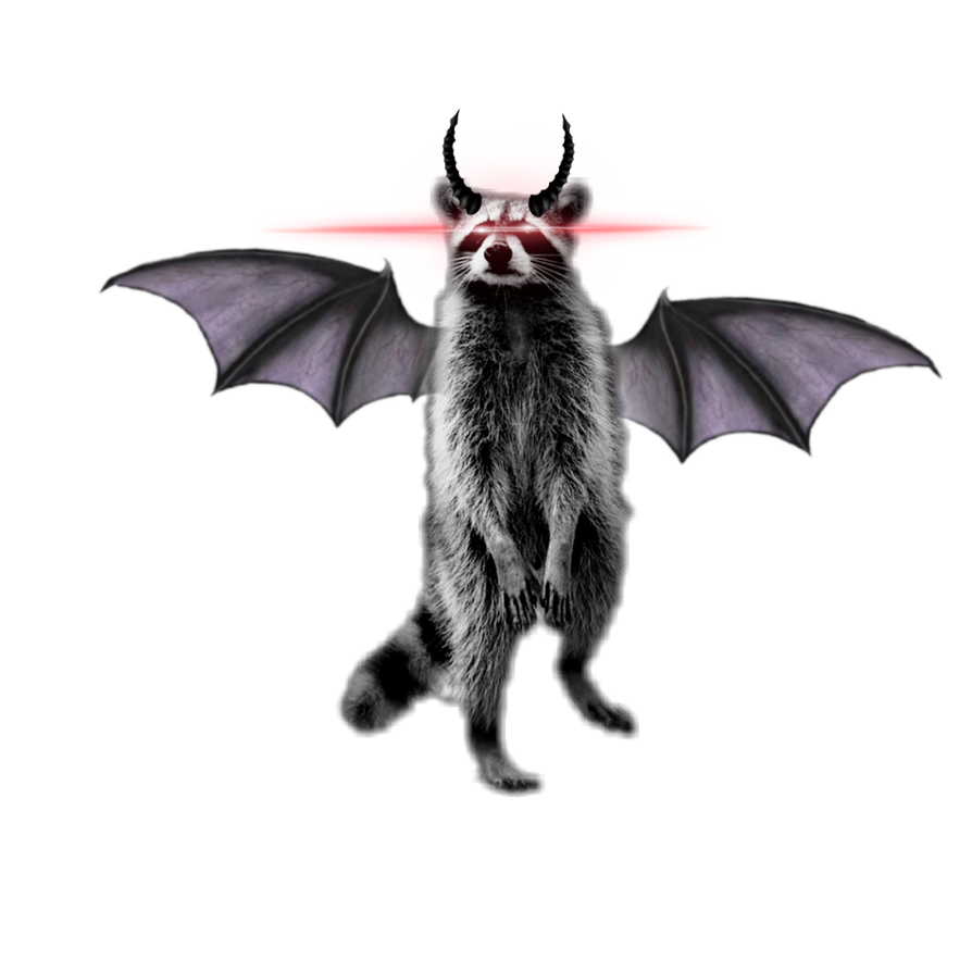 Demon raccoon by TheCatArtist55655 on DeviantArt