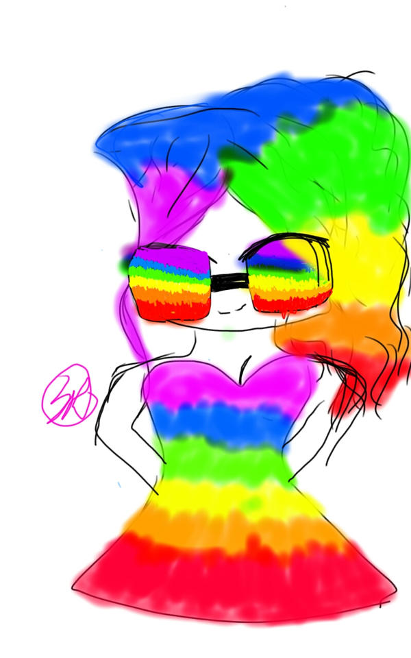 rainbow fun by theamazingfrisk123 on DeviantArt