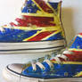 Handpainted Vintage style Union Jacks