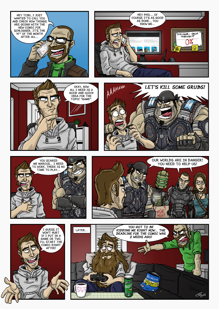 Webcomic #02: Game by drawinkpaper on DeviantArt