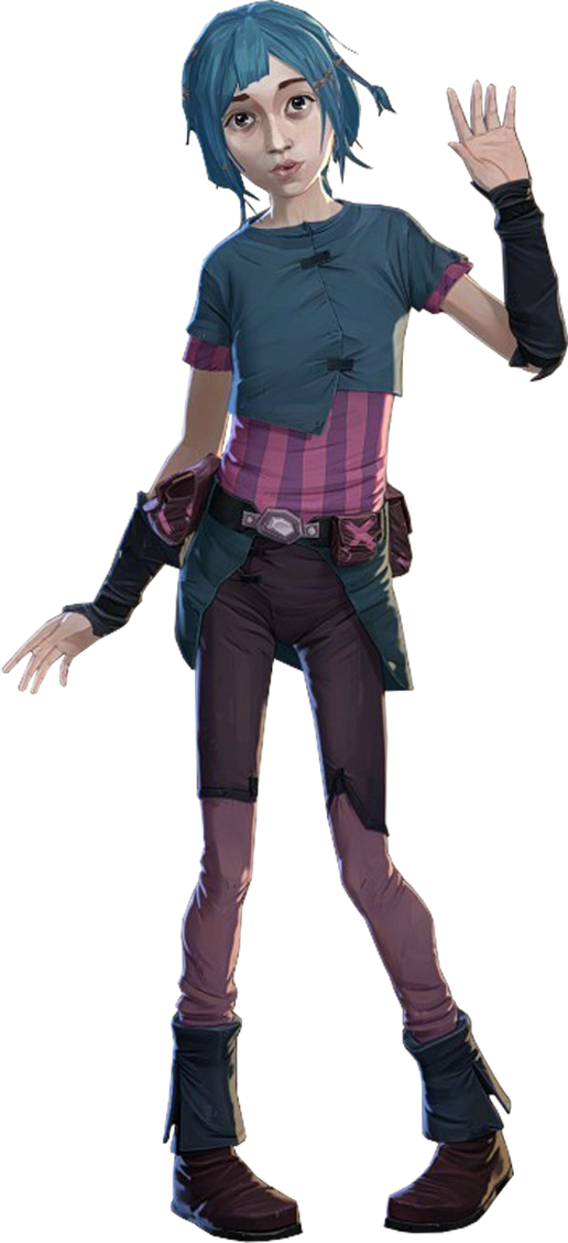 Arcane: Young Jinx (Powder) Render by FDR1027 on DeviantArt