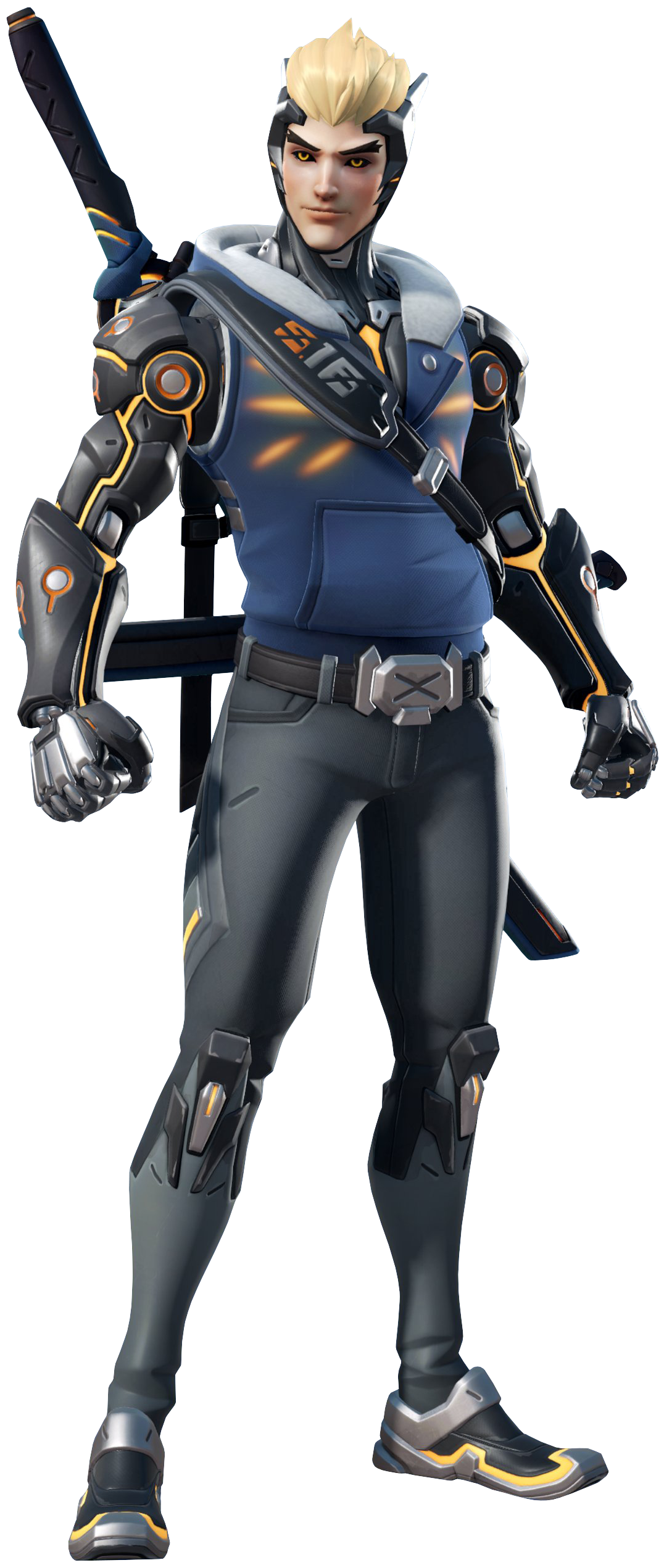 Overwatch 2: Genji (Genos) Render by FDR1027 on DeviantArt