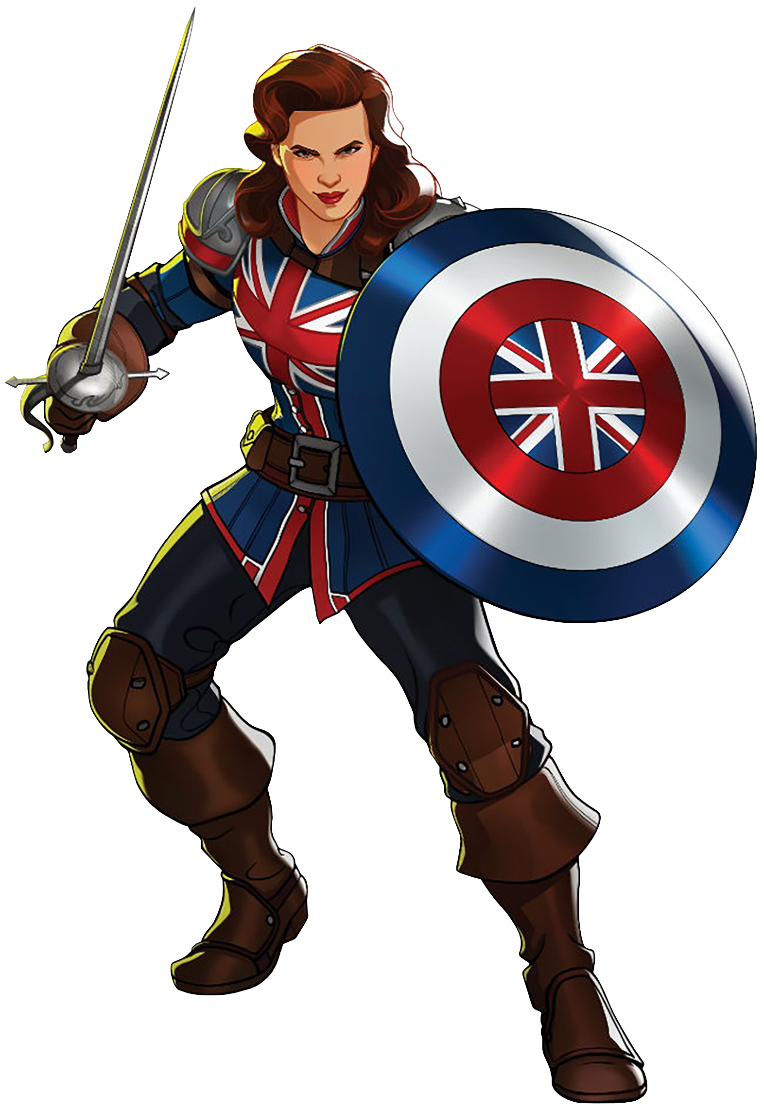 Carter Rendor What If...? S2: Captain Carter (1602) Render by FDR1027 on DeviantArt