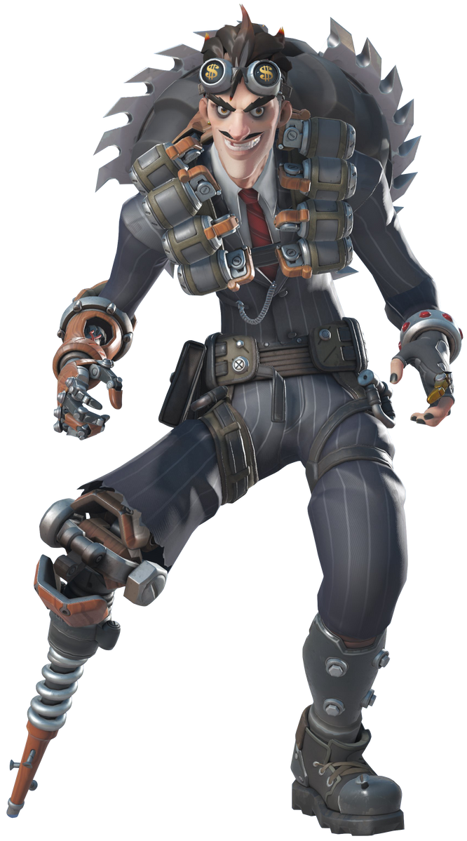 Mask Junkrat Overwatch 2: Junkrat (Mobster) Render by FDR1027 on DeviantArt