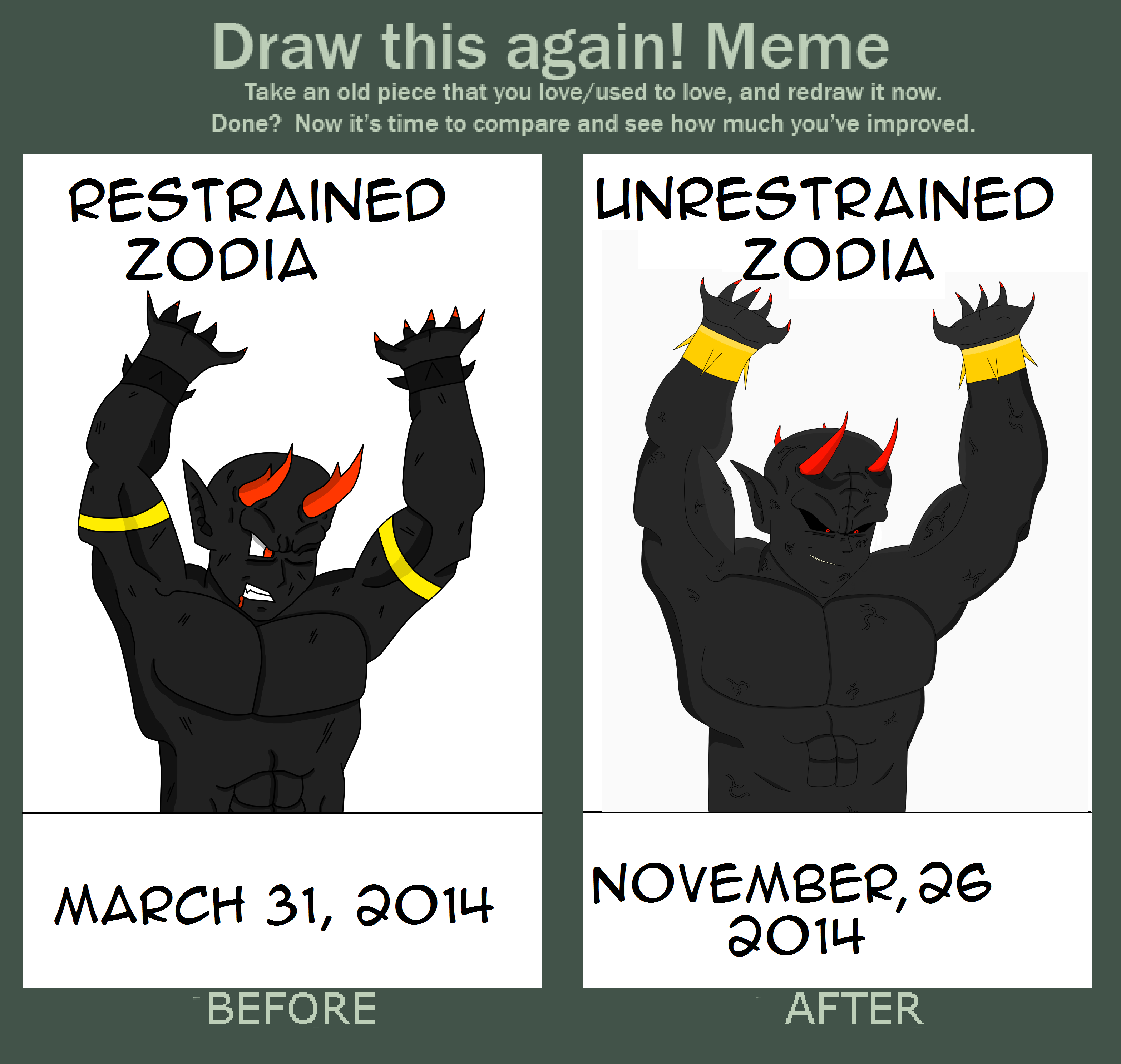 Draw This Again Meme COMPLETE- Zodia