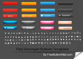 Free Web Button Templates by button-finder on DeviantArt
