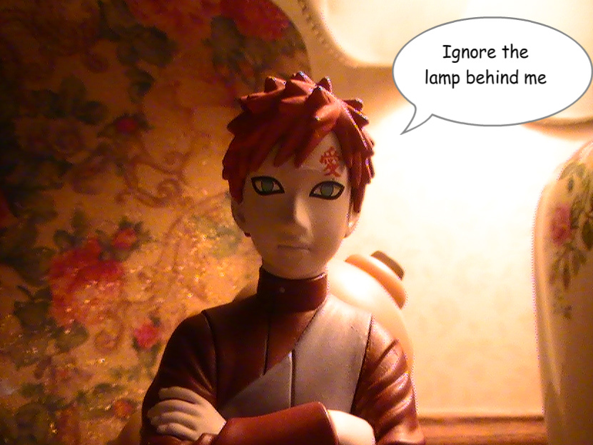 Gaara figure close up