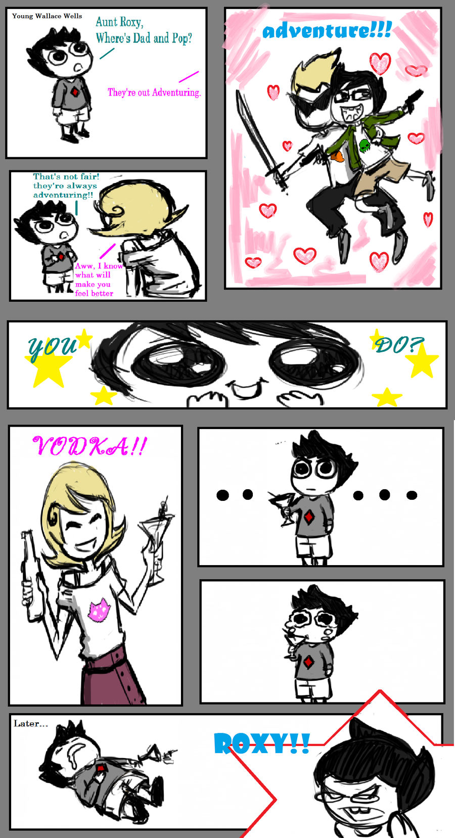 A Wallace Wells Homestuck Comic by Mhyin on DeviantArt