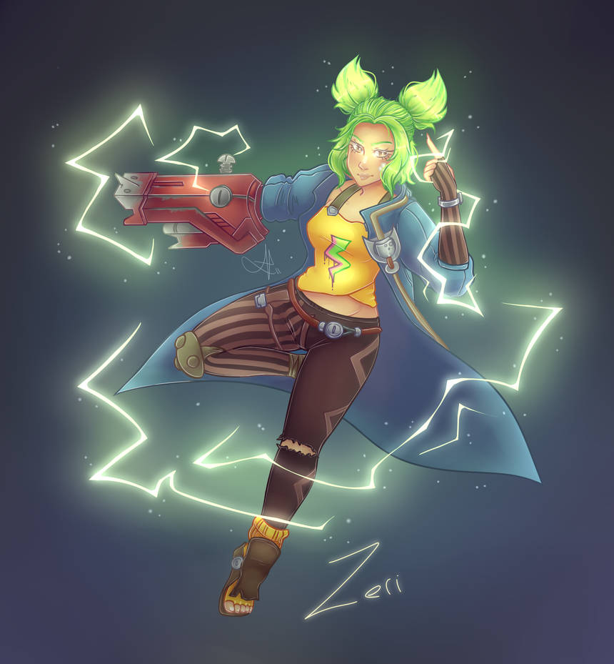 Zeri / League of Legends by AudreArt on DeviantArt