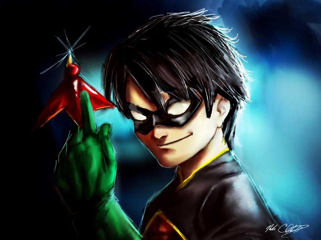 Robin First Day by Mark-Clark-II