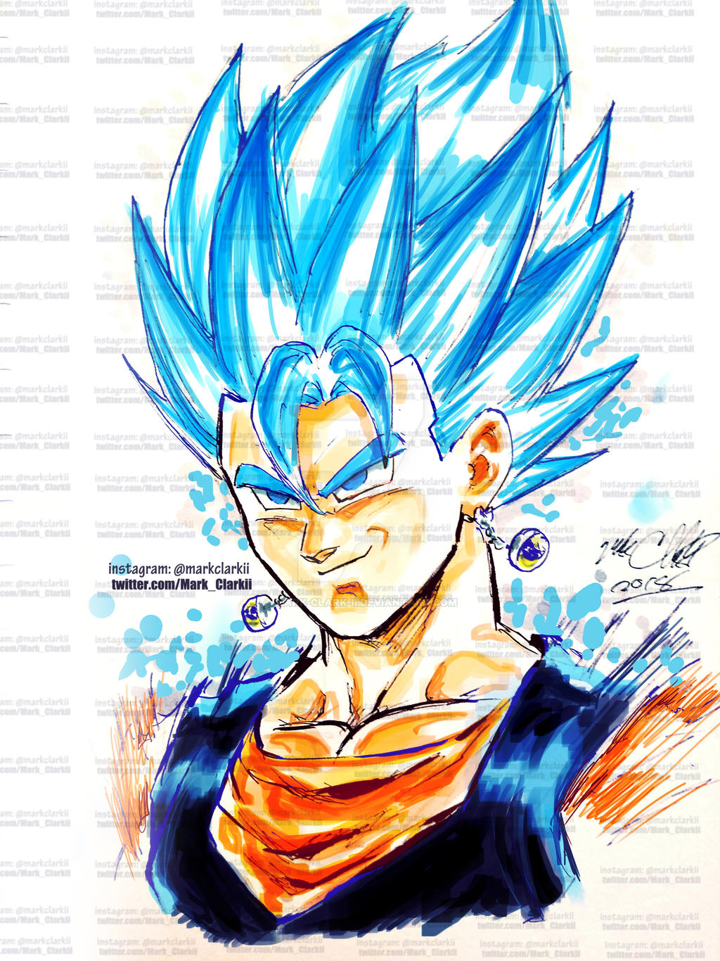 Vegito blue by MarkClarkII on DeviantArt