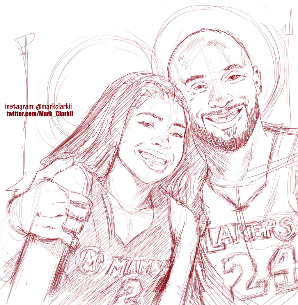 R.I.P. Kobe and GiGi by Mark-Clark-II on DeviantArt