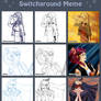 Switcharound meme with Niphrendil and G.S. Shugarl