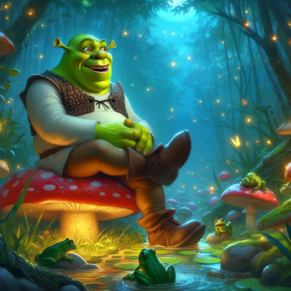 Shrek Using Technology AI Shrek by Bing 2 by Mega-PoNEO on DeviantArt
