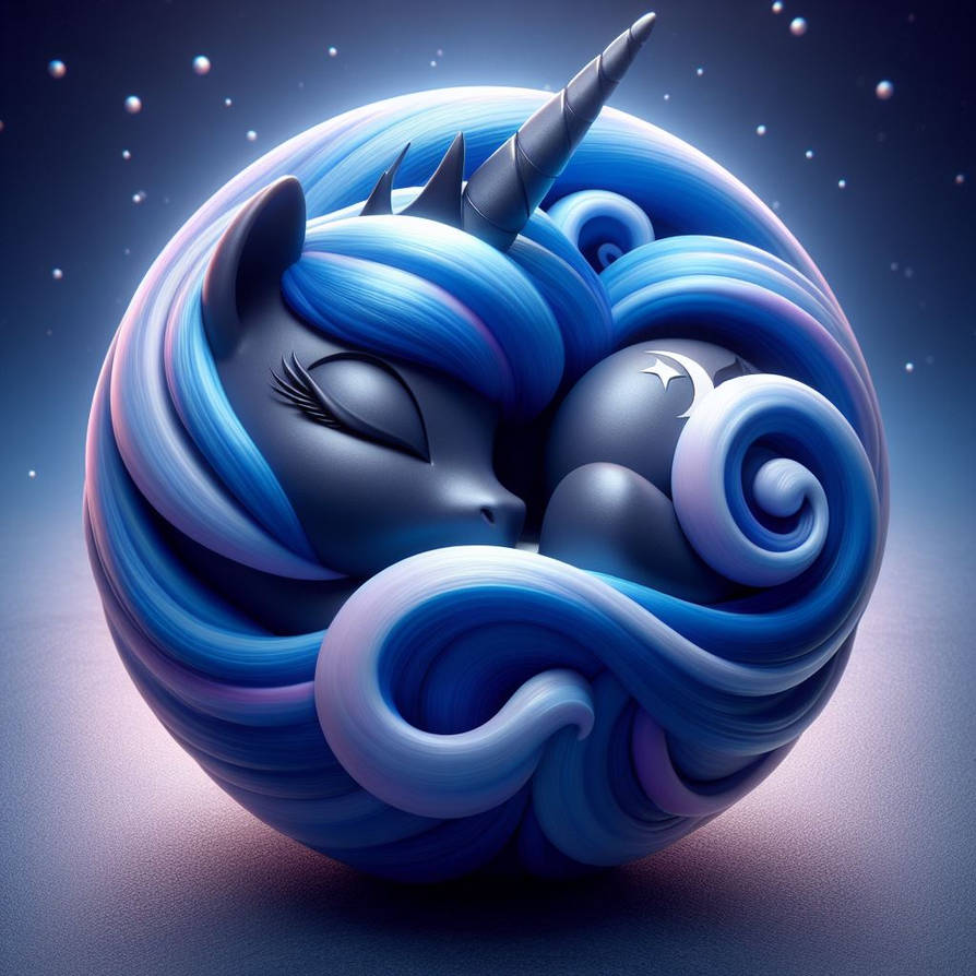 Princess 033 Balled up Princess Luna by Mega-PoNEO on DeviantArt