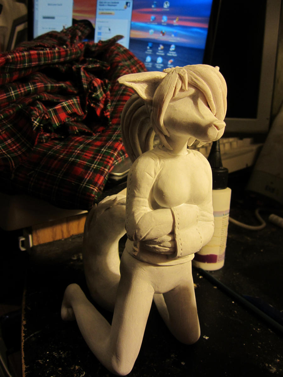 powhatan sculpture commission wip