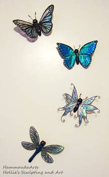 Dragonfly / Butterfly magnets