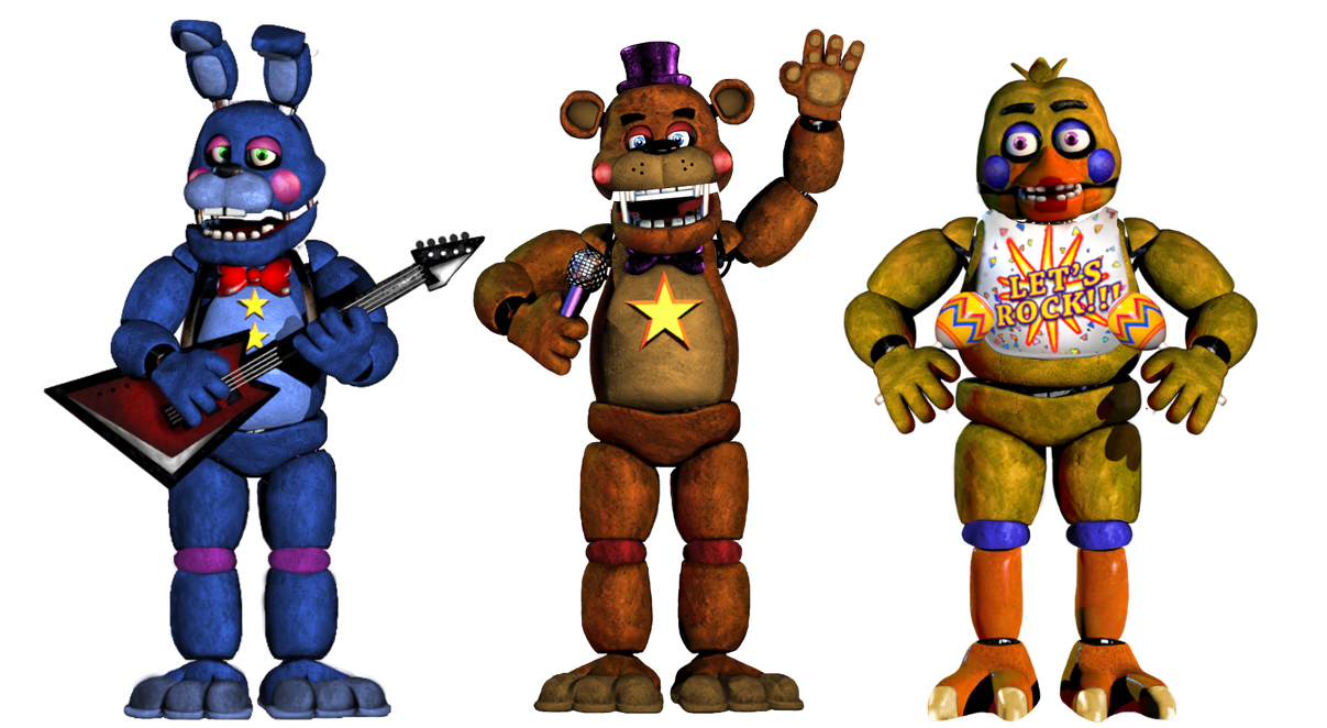 Star Animatronics FNaF 1 Rockstar Animatronics by Wheat06 on DeviantArt