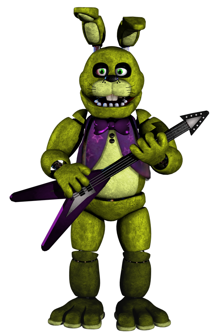 FNaF 1 Spring Bonnie V3 by Wheat06 on DeviantArt