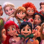 Disney Princess Group Selfie