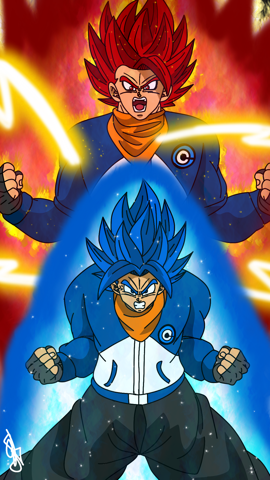 Super Saiyan Blue Goku Redraw by HeroWiz on Newgrounds