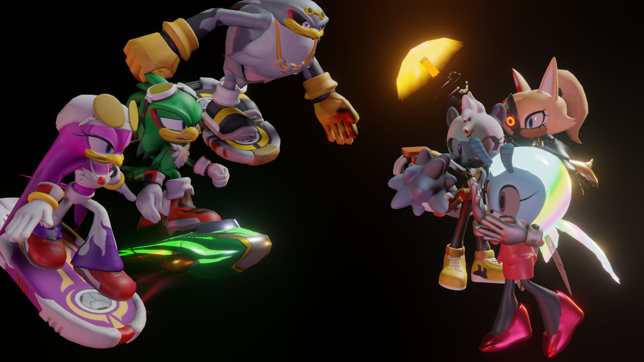 Sonic Babalyn Rouges Devienart Model Babylon Rogues VS Team Spiral by SonicUnbound32 on DeviantArt