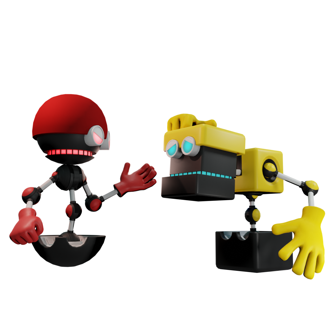 Orbot and Cubot Render by SonicUnbound32 on DeviantArt