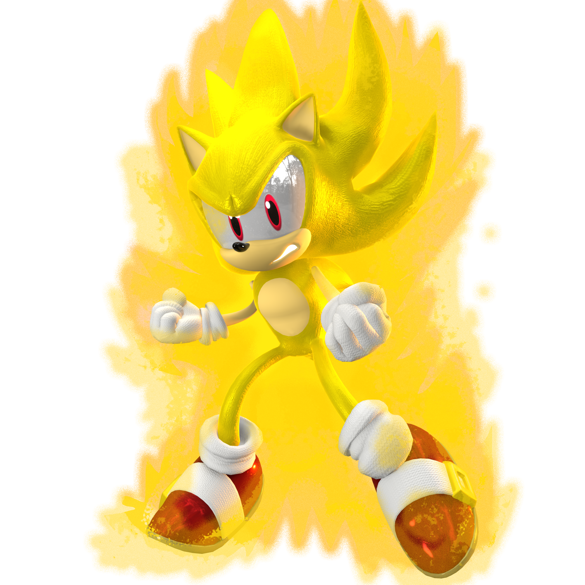 Classic Hyper Sonic by BrutalSurge402X on DeviantArt