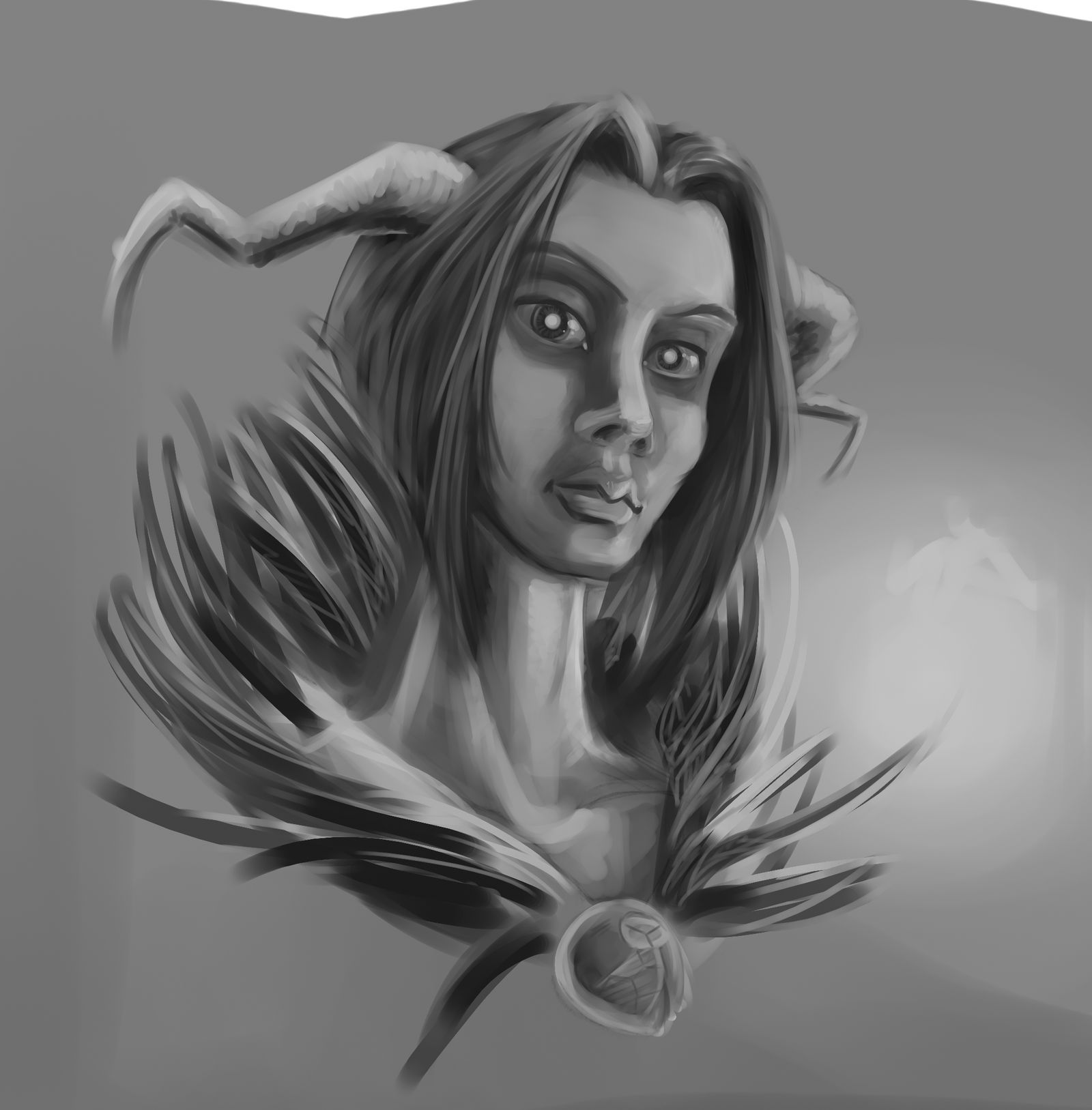 Training - speed - female demon by EvilPNMI