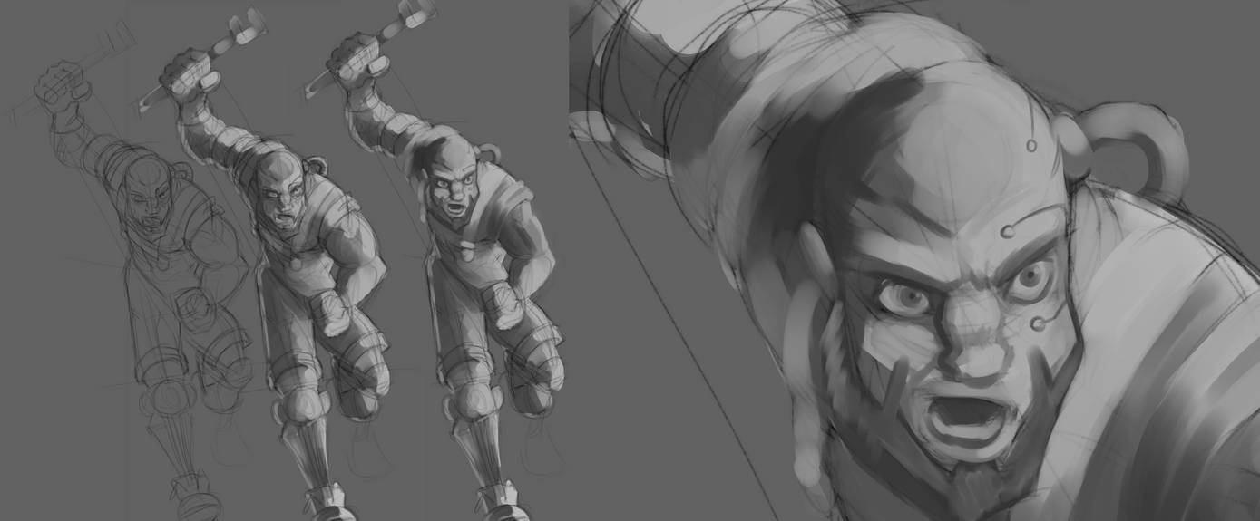 Crazy Mechanic - WIP - Lascopainters contest by EvilPNMI