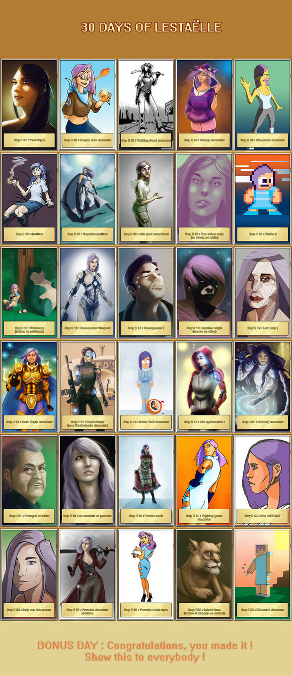 30 days of Lestaelle - Final by EvilPNMI