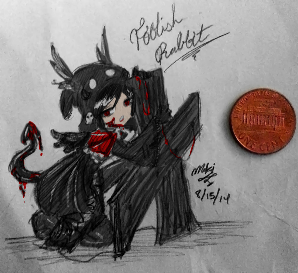 Foolish Rabbit Doodle by ADayIn on DeviantArt