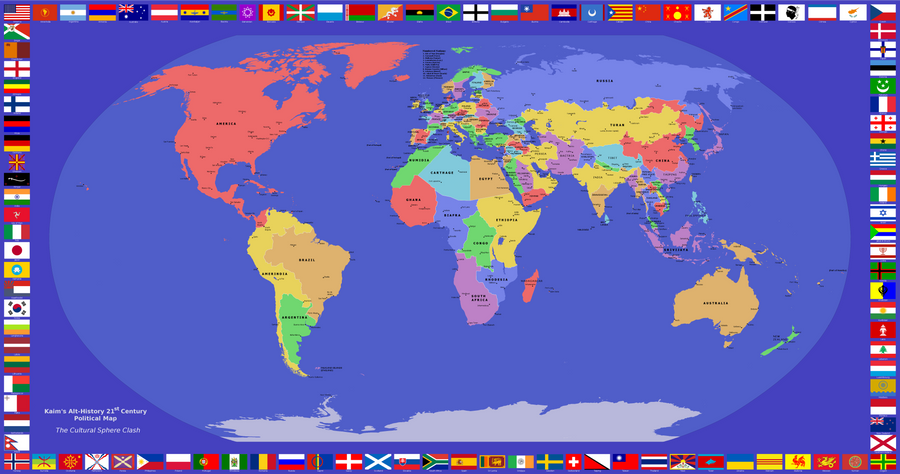 Alt-History Political Map by Kaim46 on DeviantArt