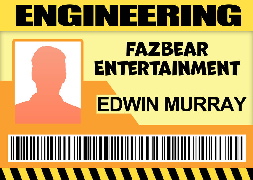 FNaF | Edwin Murray Engineering Card by UnderScoreYT on DeviantArt