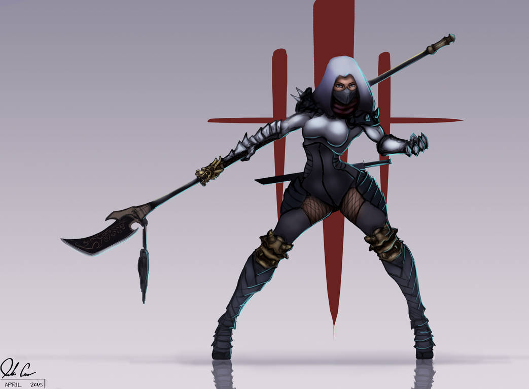 Ninja Lady 1 by Zypherene