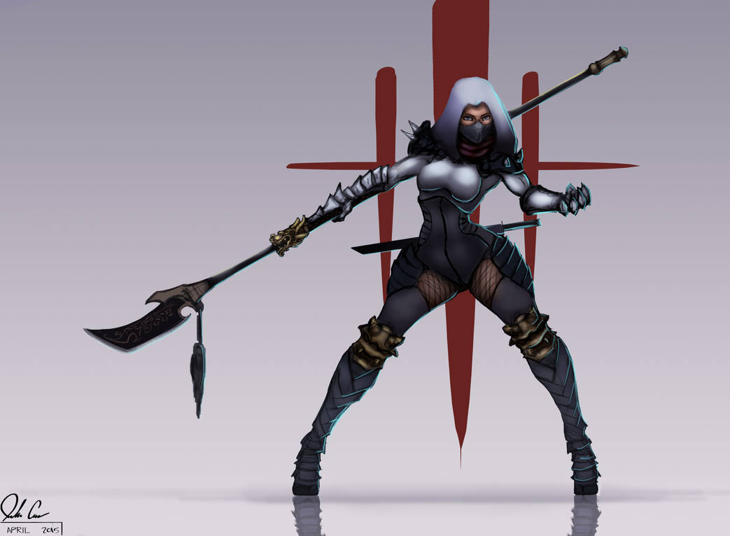 Ninja Lady 1 by Zypherene Ninja Lady 1 by Zypherene