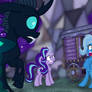 Trixie scared screaming for Thorax
