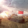 Battle of Kursk / T-34 tank attack