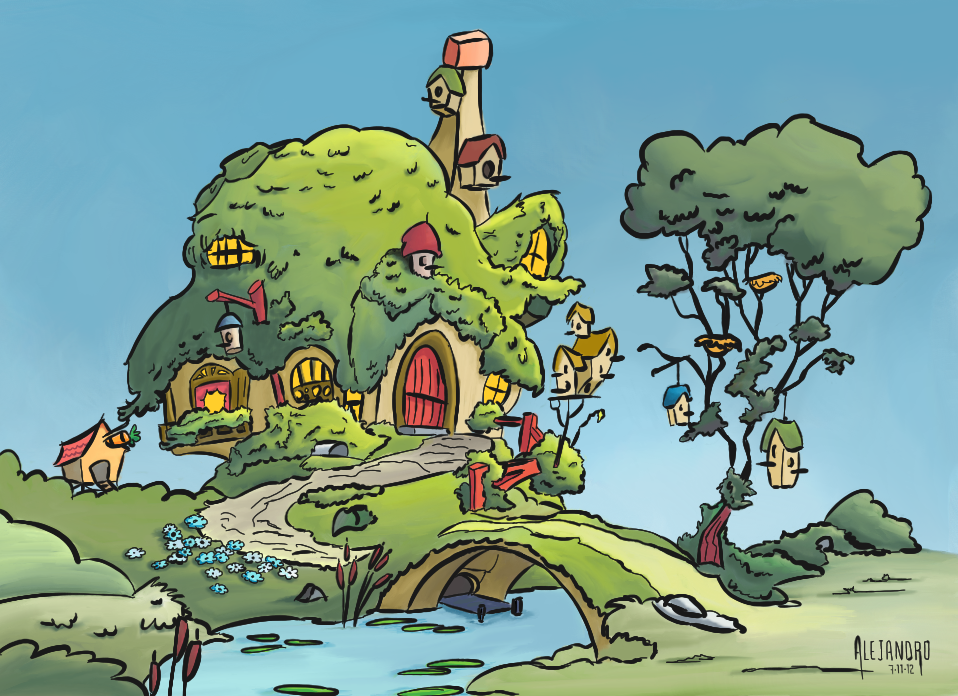 Fluttershy s House Casa de Fluttershy by VSabbath on DeviantArt