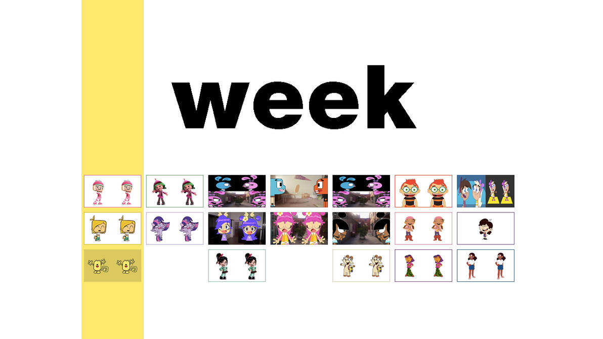 Week Previous by doublekids07 on DeviantArt