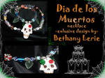 Dia de los Muertos necklace by redLillith