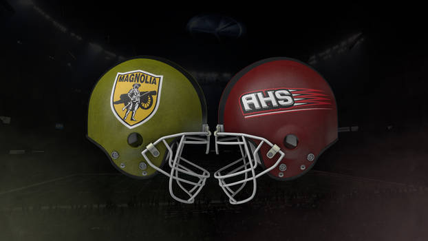 AHS vs Magnolia Football 3D art