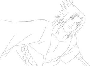 Sasuke Uchiha Lineart